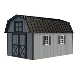 Craftsman's Cove 10 ft. x 12 ft. Wood Barn Kit with Convenient Loft