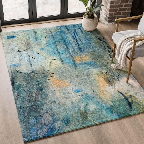 Addison Rugs Mayfield Premium Machine Washable Abstract AMF2032