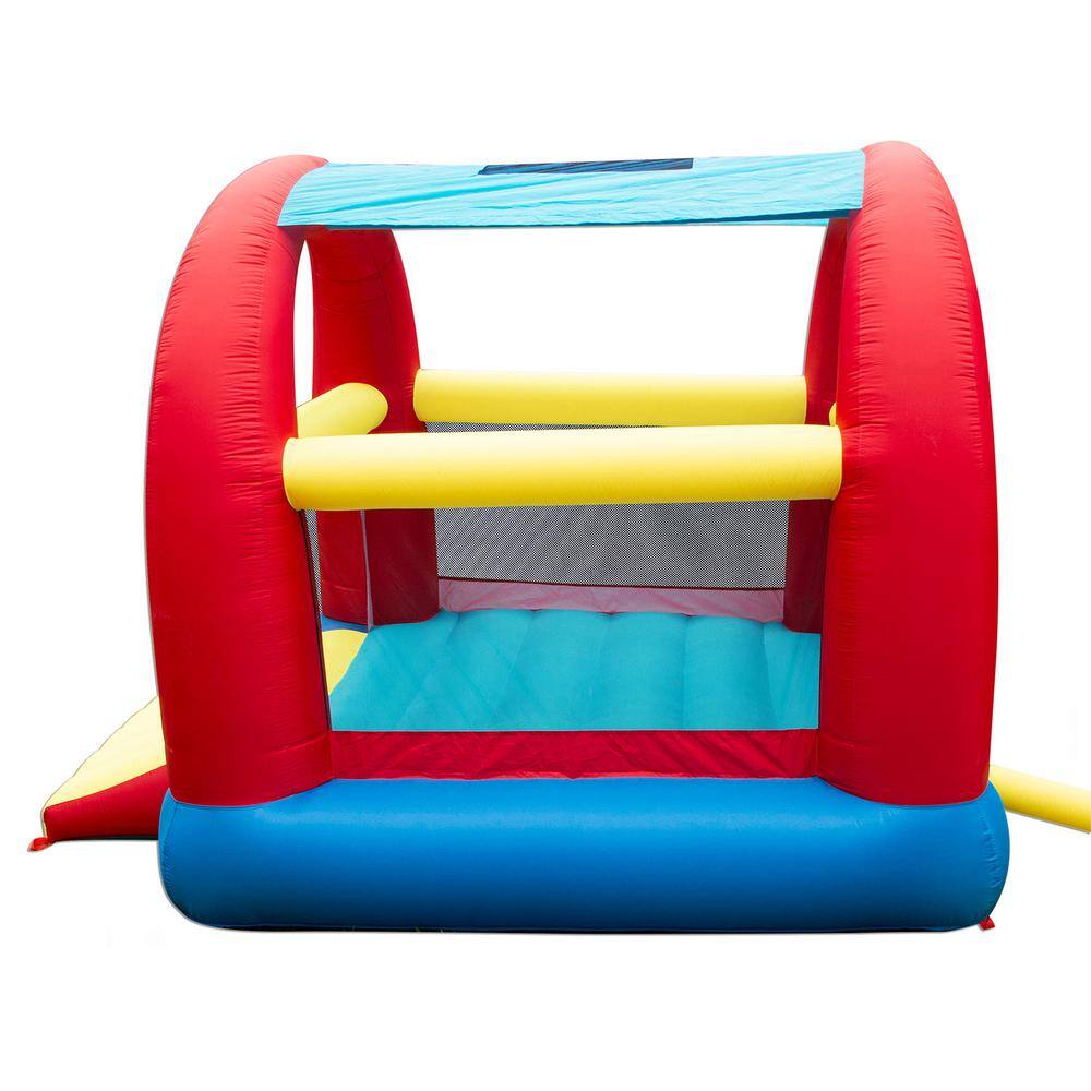 Banzai Banzai Cool Canopy Bouncer Outdoor Inflatable Slide/Shaded Backyard Bounce House