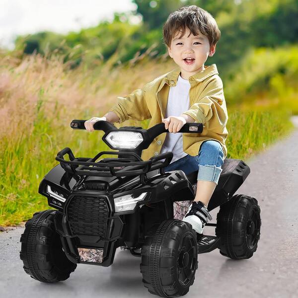 49cc Kids ATV 4 Wheeler - Gas Powered 2-Stroke Quad For Ages 8-14 With 4WD & Luggage Rack