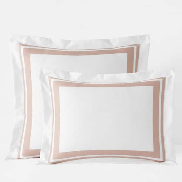Legends Hotel Double Border Wrinkle-Free Supima Cotton Sham