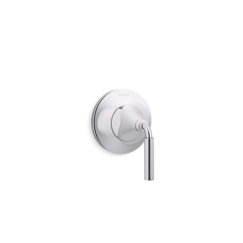 KOHLER Tone 1-Handle Transfer Valve Trim in Polished Chrome (Valve Not Included)