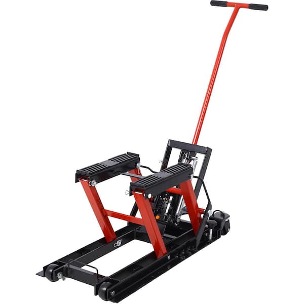 Tidoin 1500 lb. Weight Capacity Black Portable Hydraulic Lift Jack Lift ...