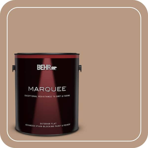 BEHR MARQUEE 1 gal. #MQ2-41 Cavern Clay Flat Exterior Paint & Primer