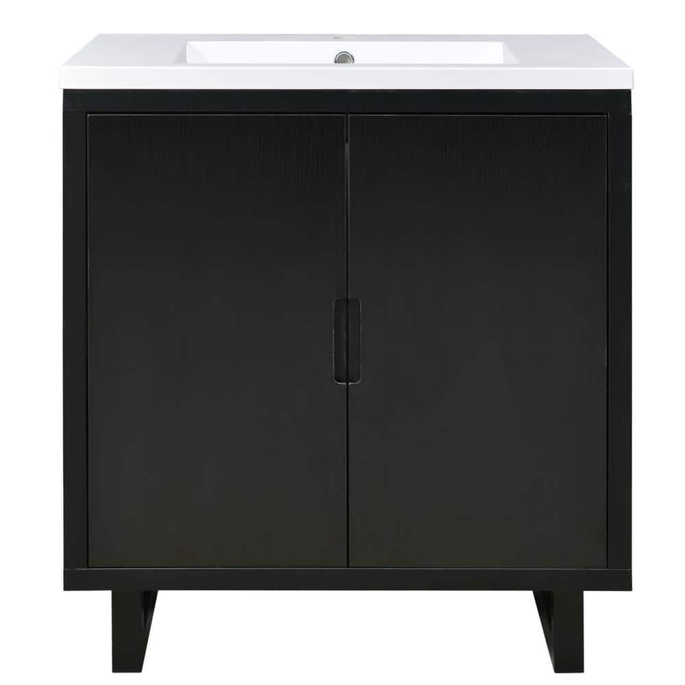 30 in. W x 18.1 in. D x 35.1 in. H Single Sink Freestanding Bath Vanity in 
