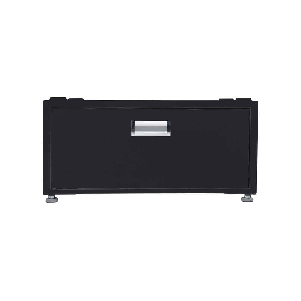 23.6 in. High Laundry Pedestal in 10 in. with Drawer in Stormy Gray