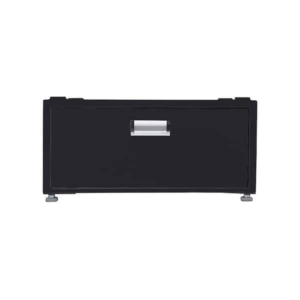 23.6 in. High Laundry Pedestal in 10 in. with Drawer in Stormy Gray