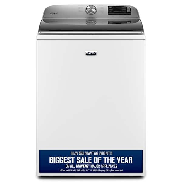 4.7 cu. ft. Smart Capable White Top Load Washing Machine with Extra Power and Deep Fill Option