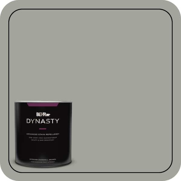 1 qt. #N380-4 Strong Winds One-Coat Hide Eggshell Enamel Interior Stain-Blocking Paint and Primer