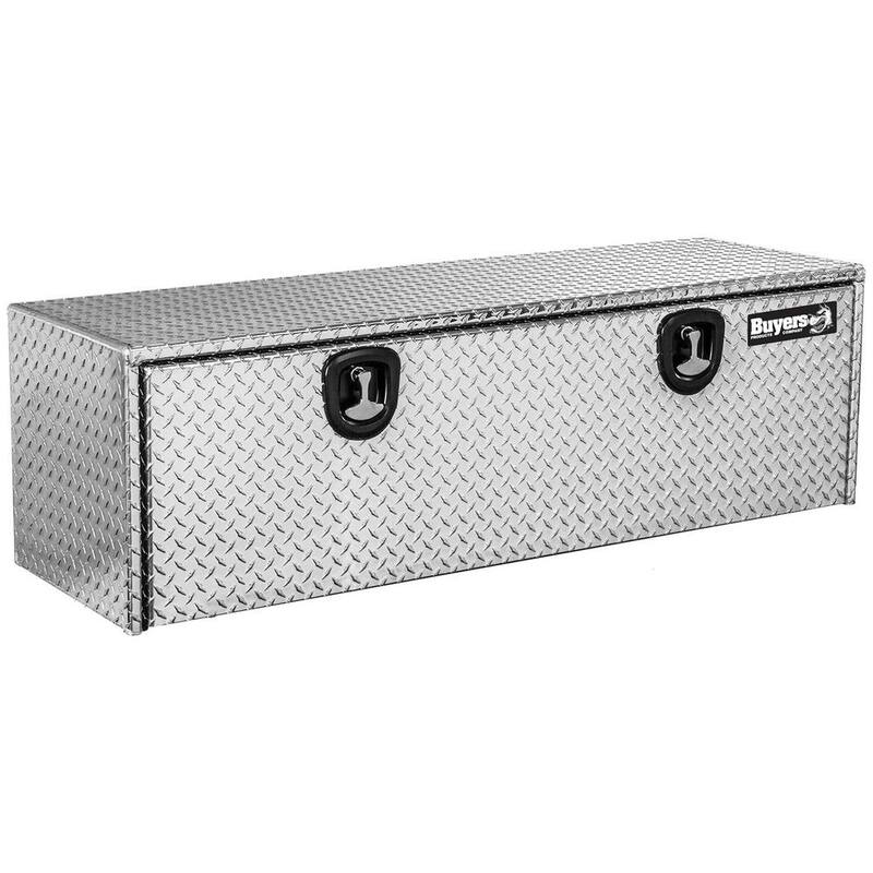 18 in. x 18 in. x 60 in. Diamond Plate Tread Aluminum Underbody Truck Tool Box