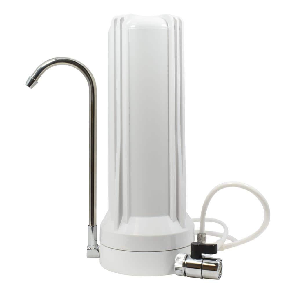 ANCHOR WATER FILTERS Premium 7-Stage Counter Top Water Filtration System in White