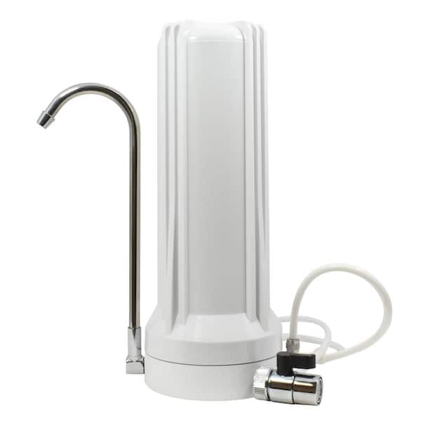 ANCHOR WATER FILTERS Premium 7-Stage Counter Top Water Filtration System in White