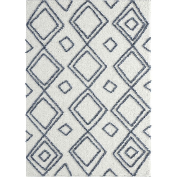 United Weavers Mellow Sierra Blue/Grey 9 ft. 8 in. x 13 ft. 2 in. Area Rug