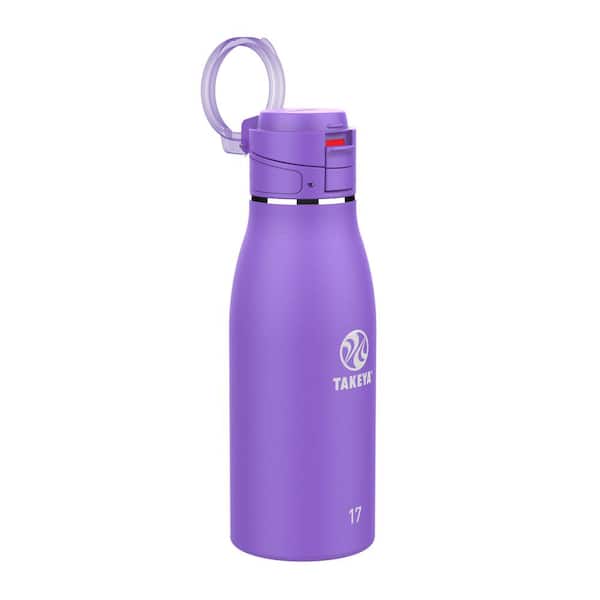 17 Ounce Insulated Stainless Steel Water Bottle Sleek Insulated Water  Bottles, Keeps Hot and Cold, 100% Leakproof Lids Sweatproof Water Bottles  Great for Travel Picnic& Camping.,water bottle