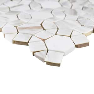 Rockart Kaleidoscope Polished 12 in. x 12 in. Marble Natural Stone Mosaic Tile (10.7639 sq. ft./Case)