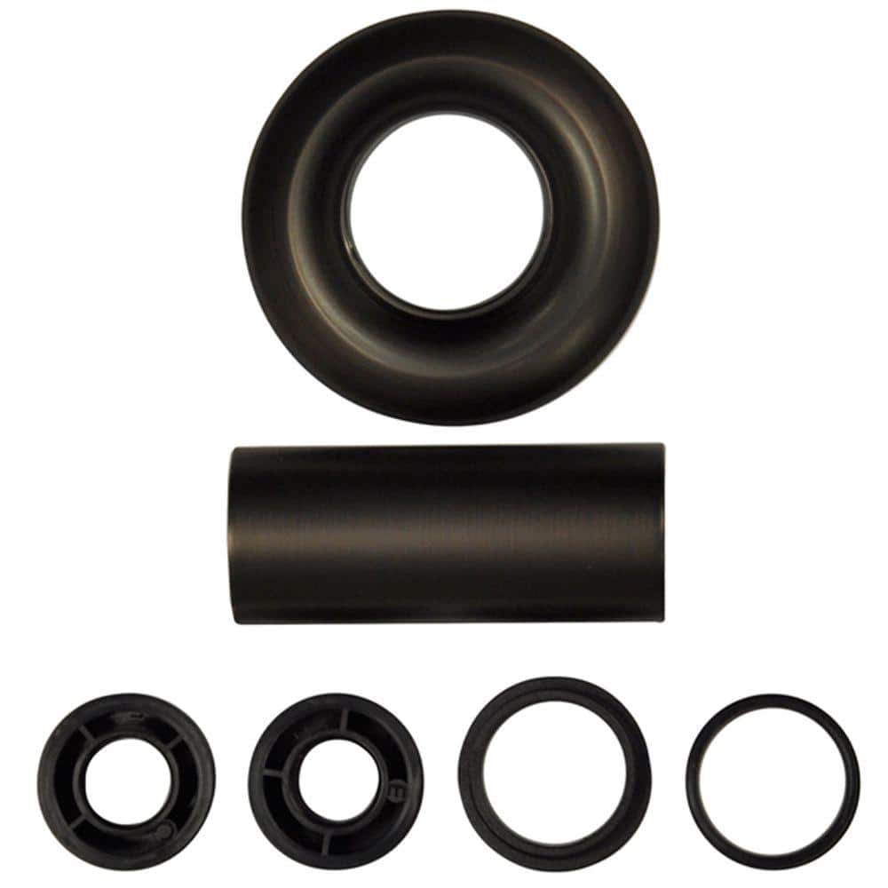 3 in. O.D. x 1-1/4 in. I.D. Tub/Shower Escutcheon and Flange Assembly Set in Oil Rubbed Bronze price history on PriceWatchPro