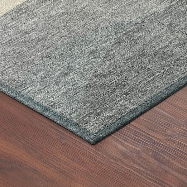 Chantille Machine Washable Indoor/Outdoor Abstract ACN2378 Teal 5 ft. x 7 ft. 6 in. Area Rug