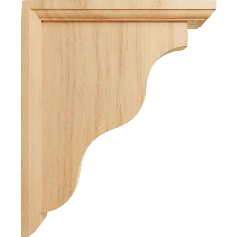 Hamilton Red Oak 9" x 11" Traditional Wood Bracket