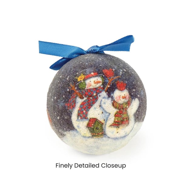 Single Family Snowmen 1 2 3 4 Personalized Christmas Ornament Kit 