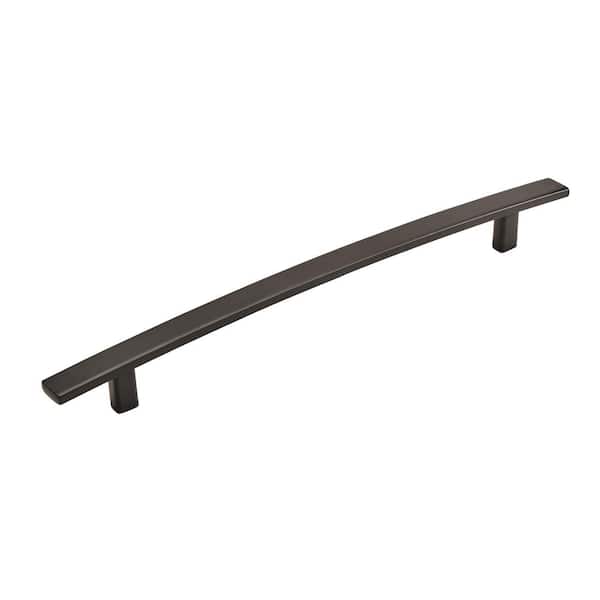 Amerock Cyprus 12 in. (305mm) Modern Black Bronze Arch Appliance Pull