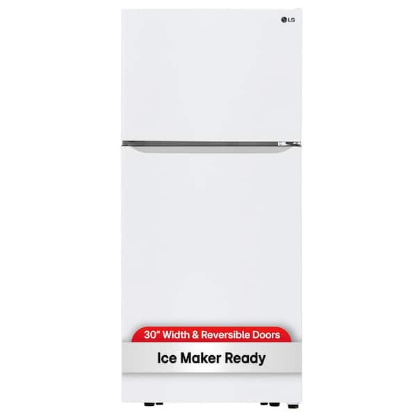 30 in. W 20 cu. ft. Top Freezer Refrigerator w/ Multi-Air Flow and Reversible Door in White, ENERGY STAR
