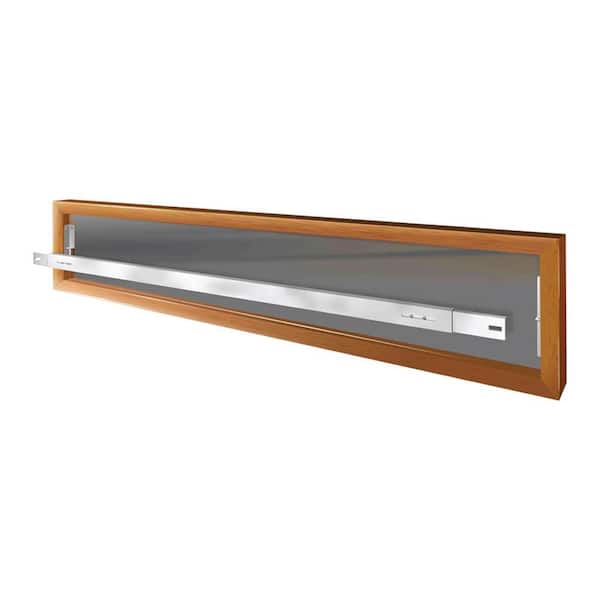 Removable 52 in. to 64 in. Adjustable Width 1-Bar Window Guard - White