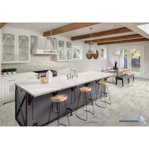 EpicClean Milton Diamond Matte 4 in. x 8 in. Color Body Porcelain Floor and Wall Sample Tile