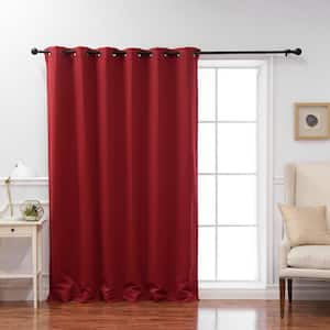 Cardinal Red Grommet Blackout Curtain - 80 in. W x 108 in. L