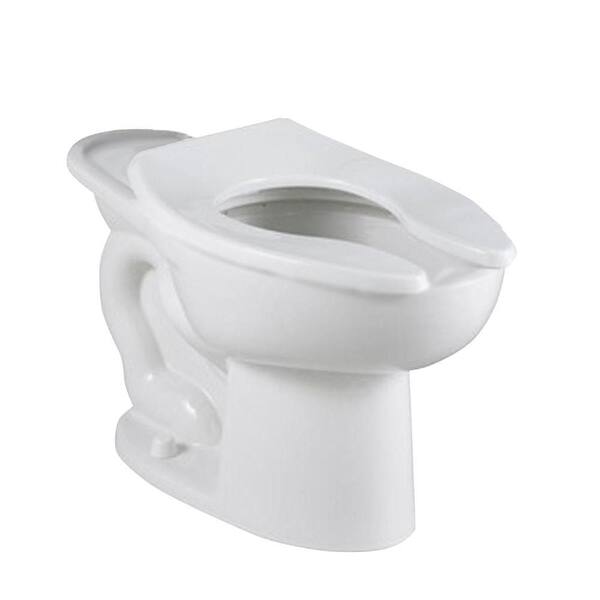 American Standard Madera FloWise Back Spud EverClean Elongated Flush Valve Toilet Bowl Only in White