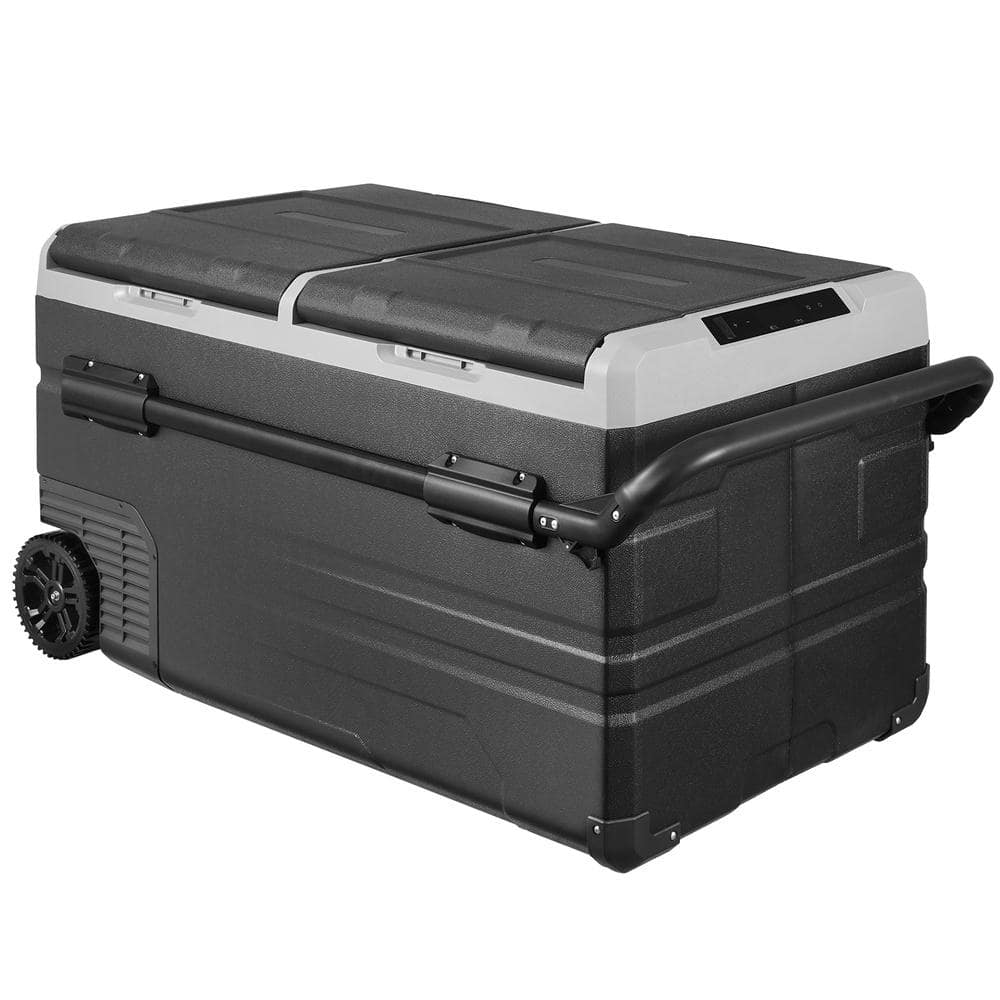 Portable Car Refrigerator 115L Dual Zone Compressor Cooler -4 to 68 F Wheels Handle App Control price history on PriceWatchPro