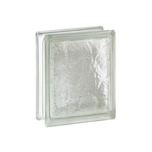 Cortina 4 in. Thick Series 6 in. x 8 in. x 4 in. (8-Pack) Ice Pattern Glass Block (Actual 5.75 in. x 7.75 in. x 3.88 in)