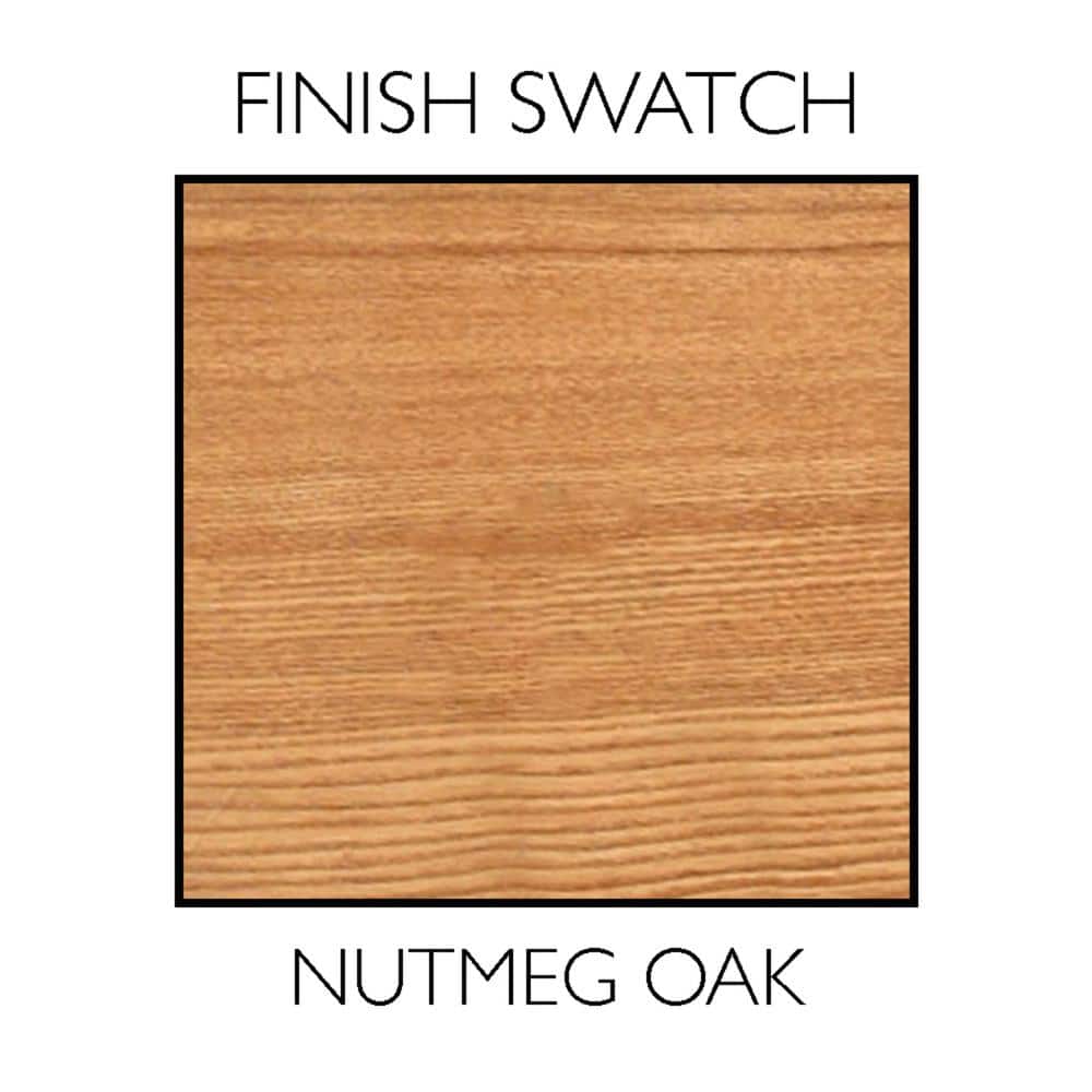 Nutmeg Oak 36-inch Wall Mounted Medicine Cabinet with Lights