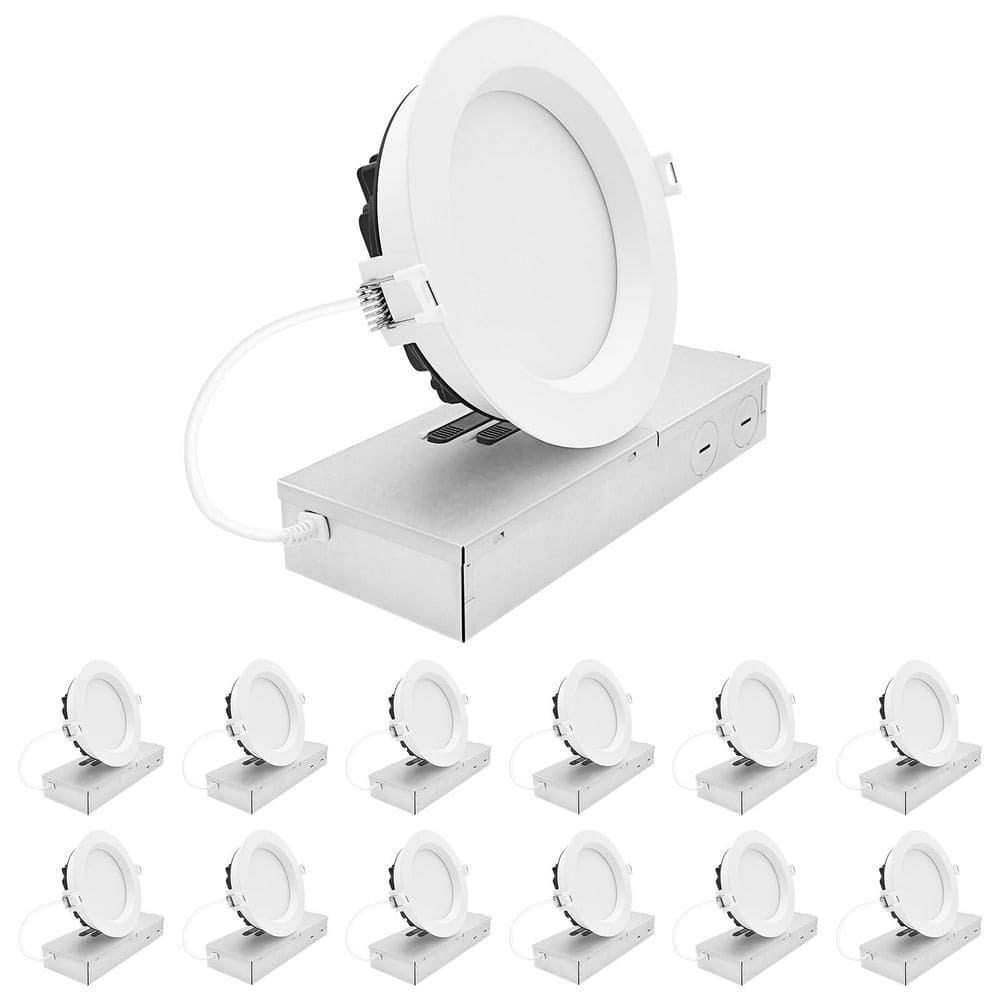5 in. Integrated LED Regressed Mini Panel light, 5CCT, 16/21/26W, 1500/2000/2500LM, Dual Dimmable, 100° Beam ETL 12-Pack price history on PriceWatchPro