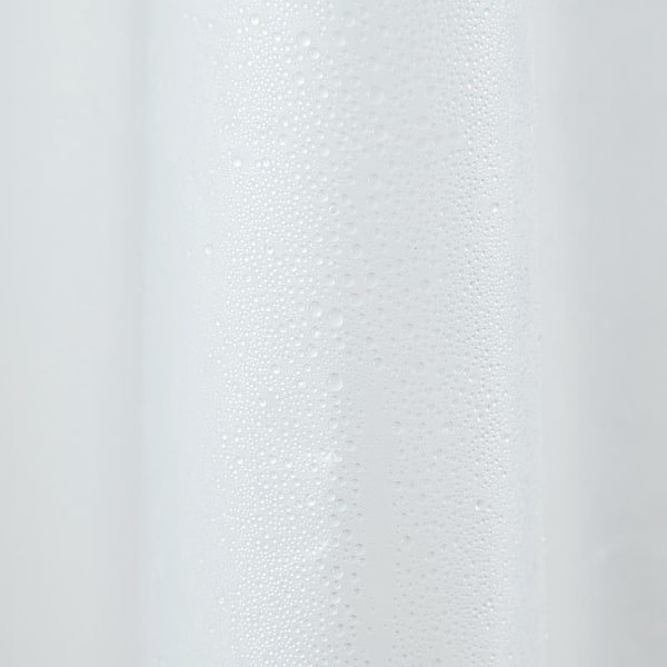 Dainty Home PEVA 72 in. W x 70 in. L in Clear Clear Shower Curtain with  Magnets White Shower Curtain Waterproof Shower Curtain Liner 6GSLCL - The  Home Depot