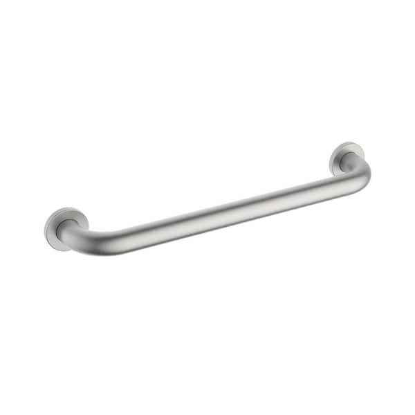 18 in. Concealed Screw Grab/Assist Bar Shower/Toilet Grab Bar for Handicapped or Elderly in Brushed Nickel
