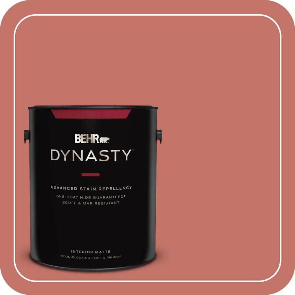 1 gal. #PPU1-05A Red Coral Matte Interior Stain-Blocking Paint & Primer product image for price tracking