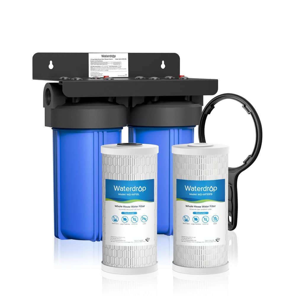 WD-WHF21-PBL 2 Stage Whole House Water Filter System, with Carbon and Sediment Filter Extra WD-RPFK Filters price history on PriceWatchPro
