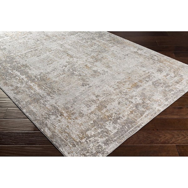 Carmel Brown Modern Abstract 12 ft. x 15 ft. Area Rug
