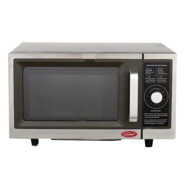 General 20 in. W 1.0 cu. ft. Space Stainless steel with Dial Control, 1000-Watt Commercial Microwave