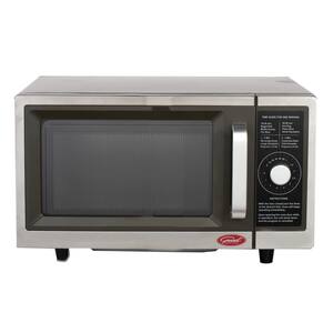 20 in. W 1.0 cu. ft. Space Stainless steel with Dial Control, 1000-Watt Commercial Microwave