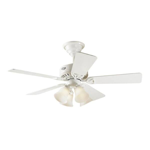 Hunter 44 in. The Continental White Ceiling Fan-DISCONTINUED