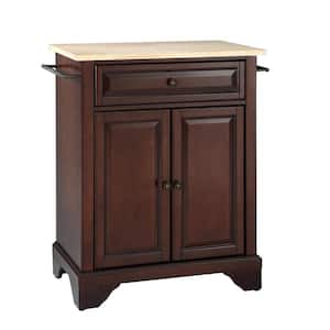 Lafayette Portable Kitchen Island with Wood Top