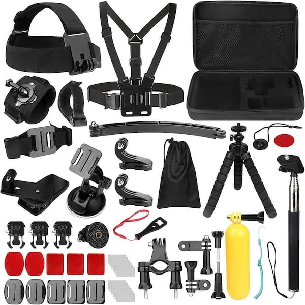 50-Piece Sports Cam Kit for Outdoor Adventures