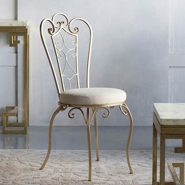 Gold metal folding discount chairs