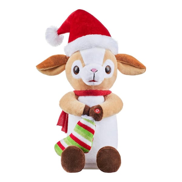 Home Accents Holiday 13 in Animated Nom Nom Goat