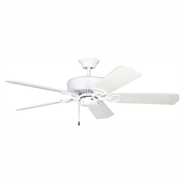 Designers Choice Collection Excellence 52 in. White Ceiling Fan