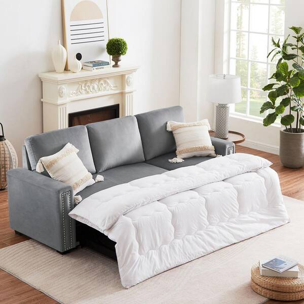 3 Seater Sofa Bed With Storage Chaise Baci Living Room