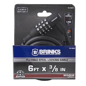 Câble Antivol à Combinaison Master Lock 8370D - 5 Pieds (1,5m) - Acier Tressé - Neuf