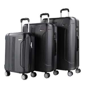 Denali S 3-Piece Black Anti-Theft TSA Luggage Set