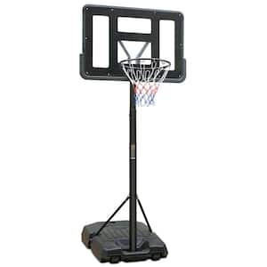 6.6 ft. to 10 ft. Portable Basketball Hoop Height Adjustable Basketball Hoop Stand with 42 in. Backboard and Wheels